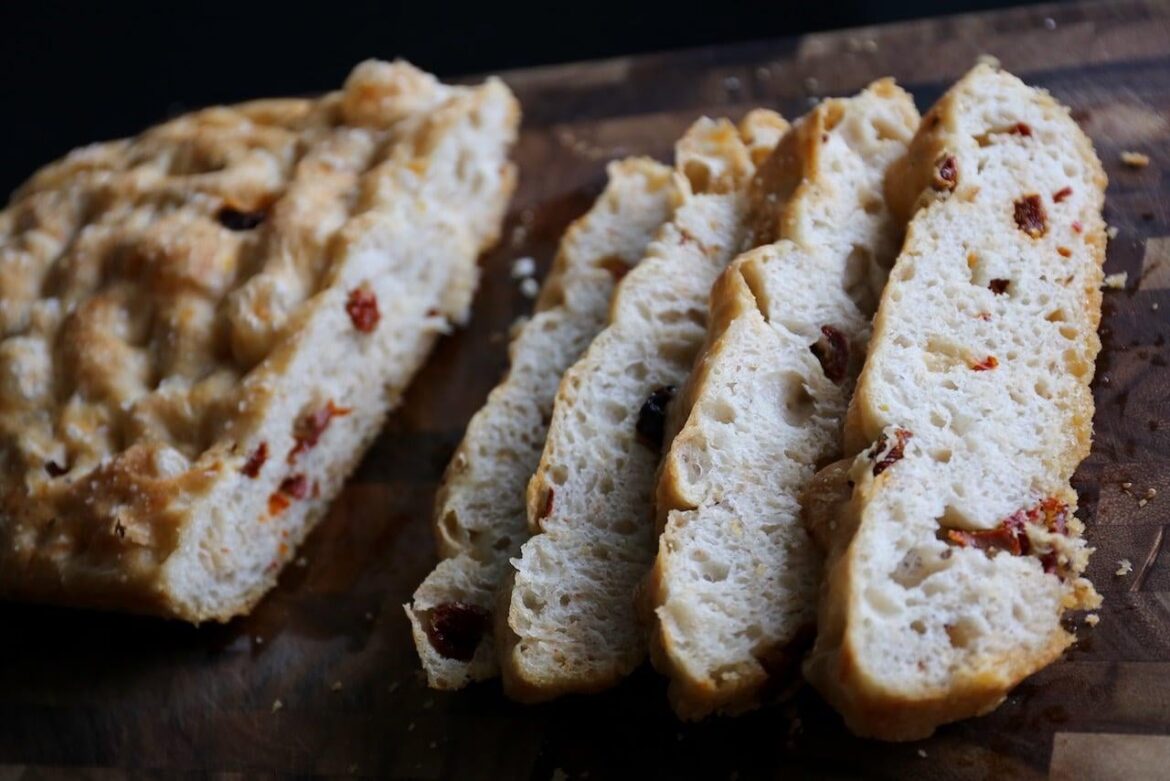 Homemade Sun Dried Tomato Focaccia Recipe