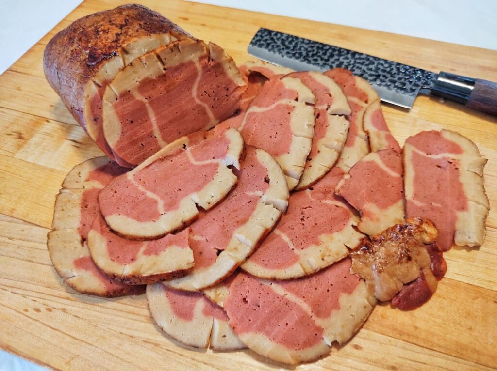 Homemade seitan ham 😋