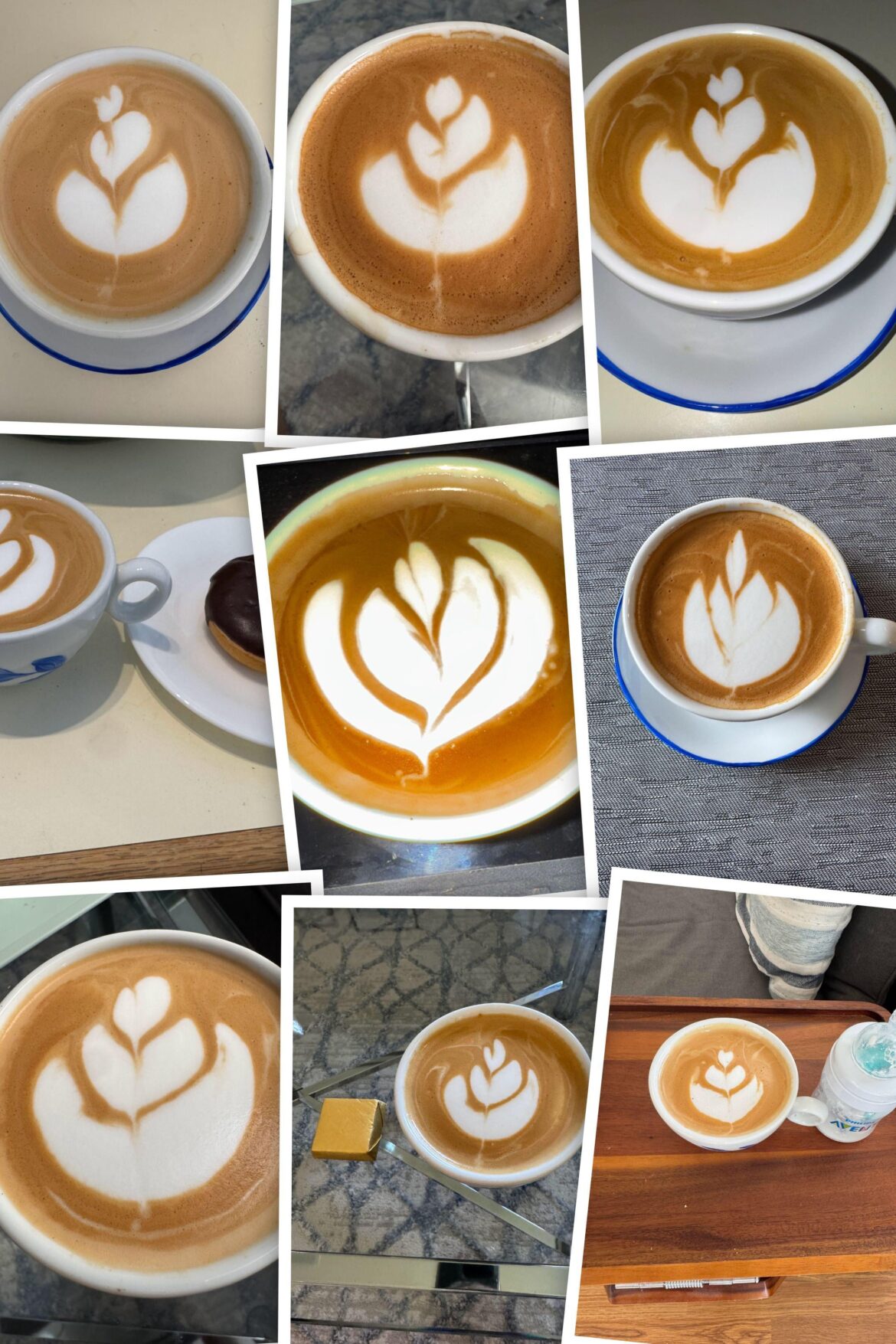 Google Photos compiled all of my best latte art from this year