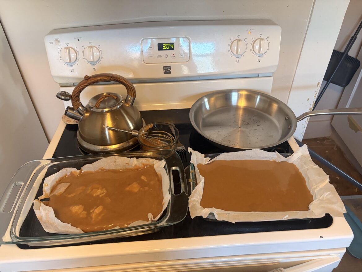 Any ideas on how to use this messed up millionaire’s shortbread?