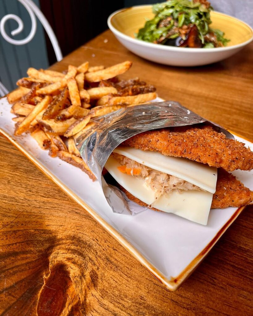 Best schnitzel in the city? Been on a kick lately - pictured is Golden Pigeon's version of a schnitzel double down - also loved Parallel's (Geary Ave). Where am I missing?