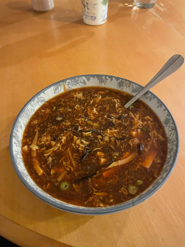 My favorite takeout hot and sour soup?