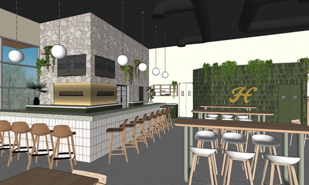 Harland Brewing Company will open its first full-service restaurant in January in the 4S Ranch community of San Diego. (Harland Brewing Company)
