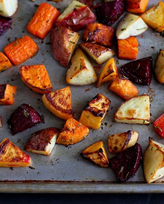 sweet potato side dishes roasted rosemary root vegetables
