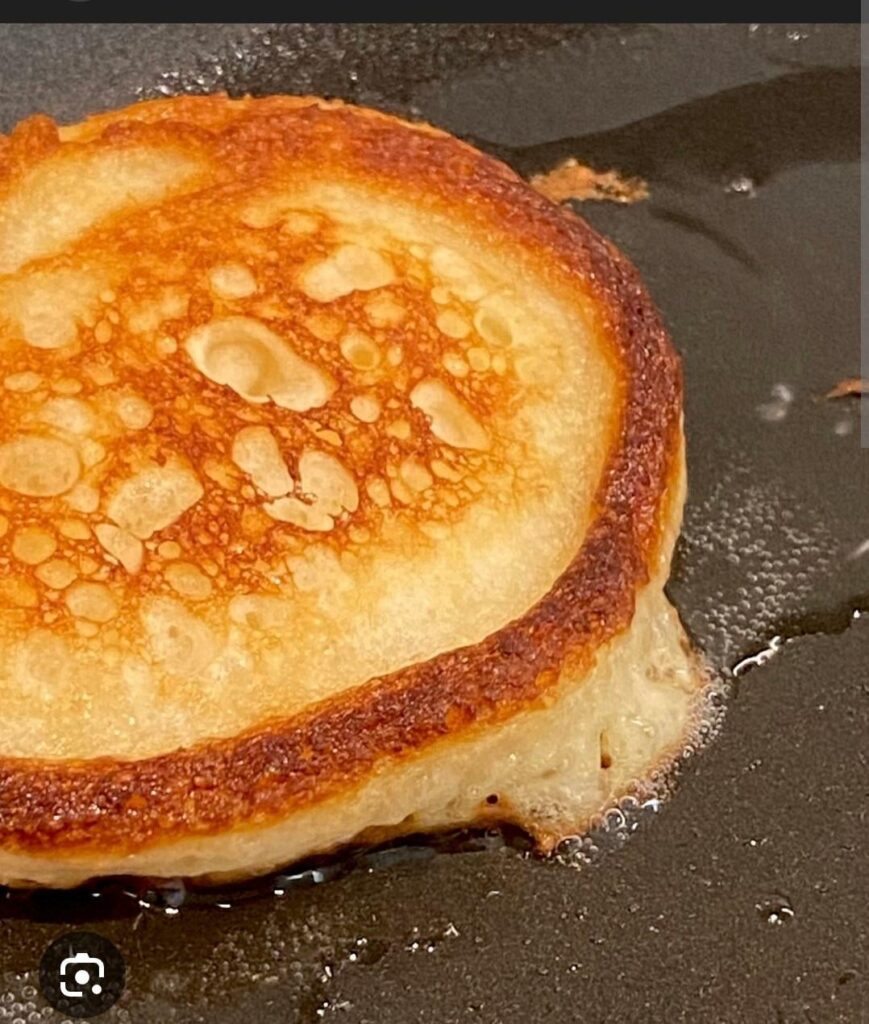 Crispy edge pancakes?