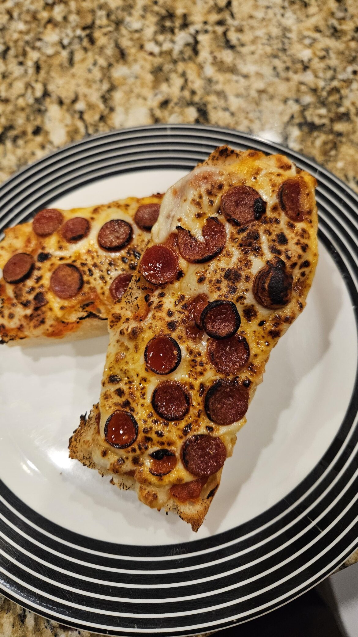 French bread pizza after a few beers