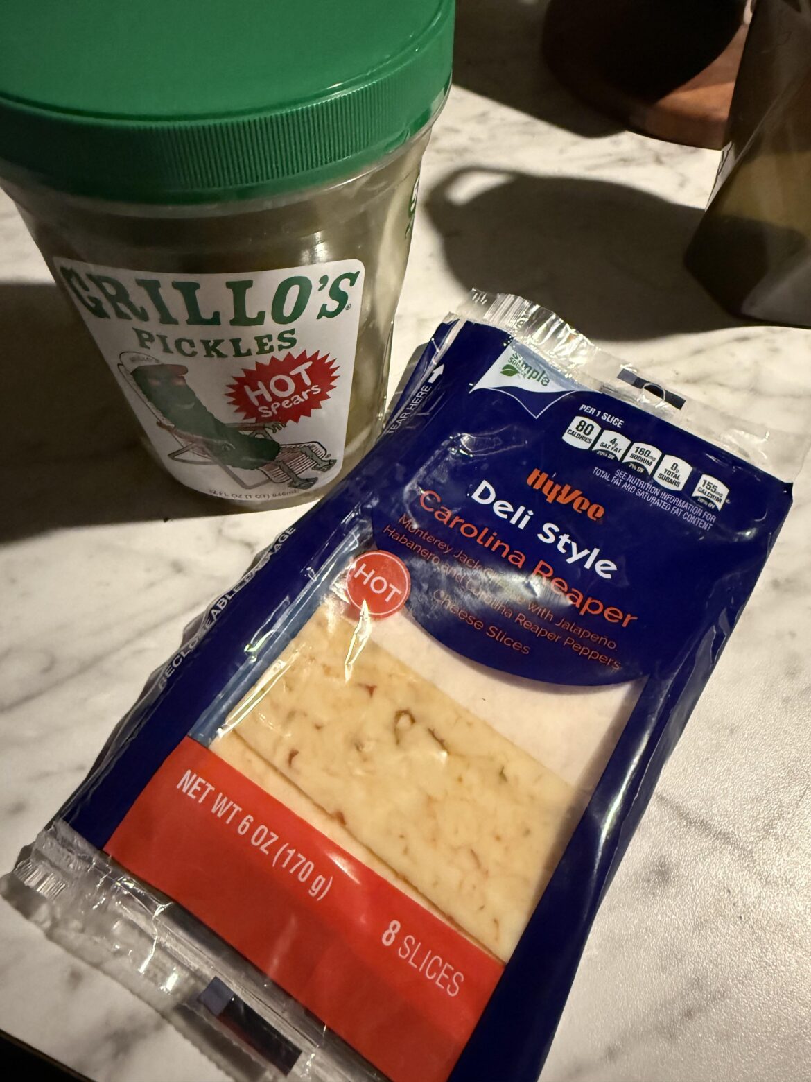 Finally some actual spicy cheese, this stuff really hits the spot. Combined with the “spicy” pickle it’s a nice snack