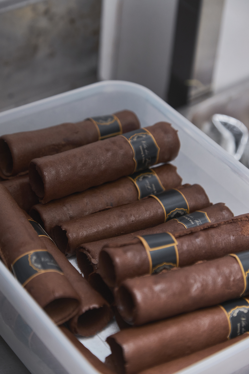 Món tráng miệng mô phỏng hình điếu cigar độc đáo