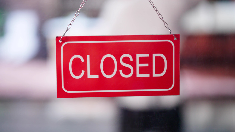 A big red side that says 