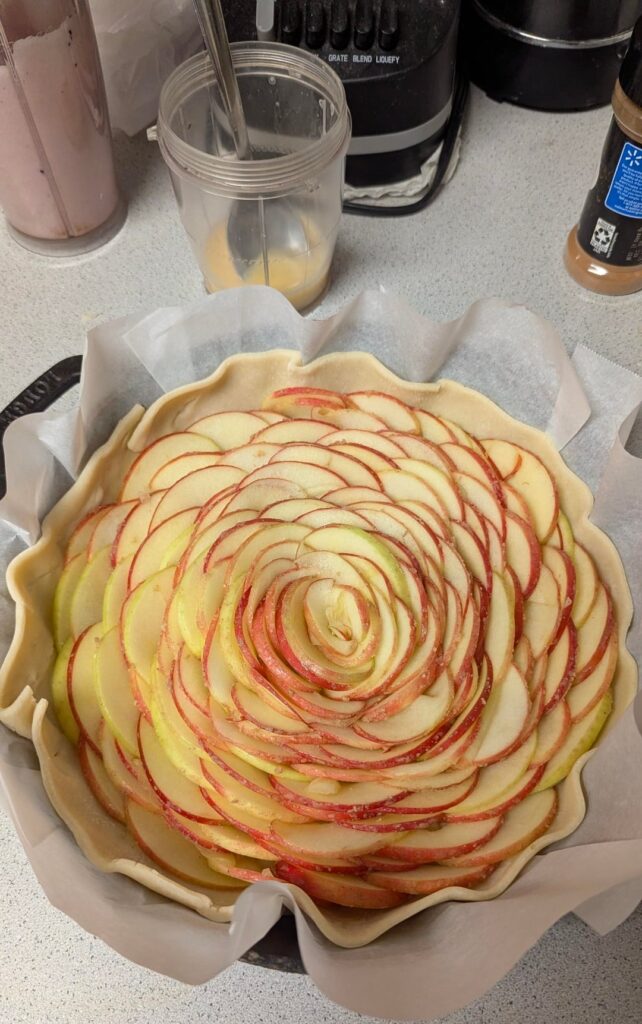 First time making apple cinnamon pie