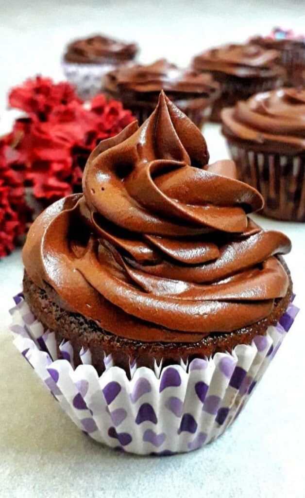 These chocolate cupcakes turned out better than I expected. Soft, rich chocolate flavor in every bite, and my kids kept going back for more