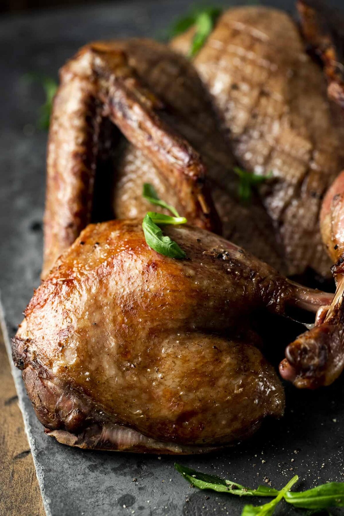 Finishing Duck after sous vide Finishing Duck after sous vide