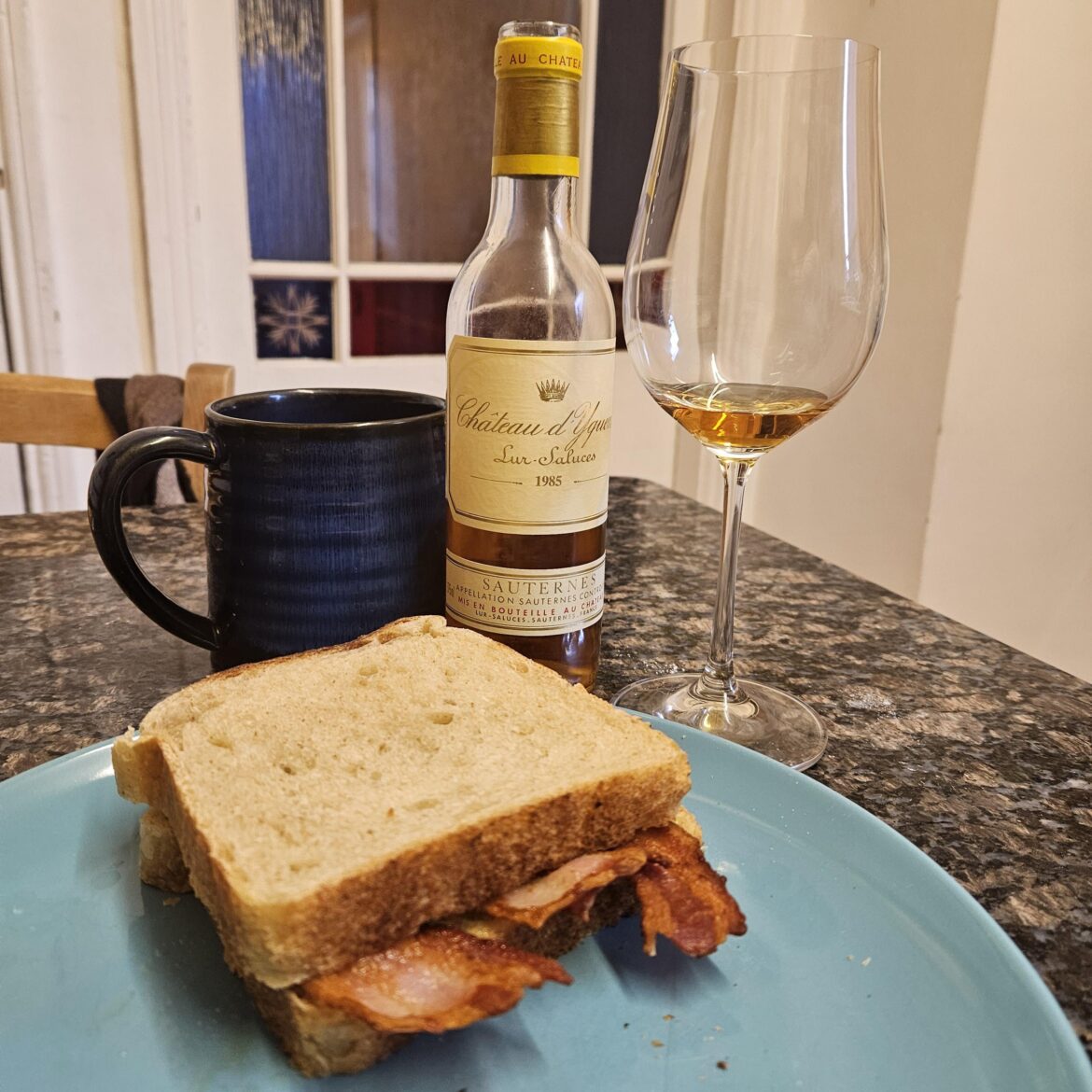 Boxing day breakfast, birth year Yquem