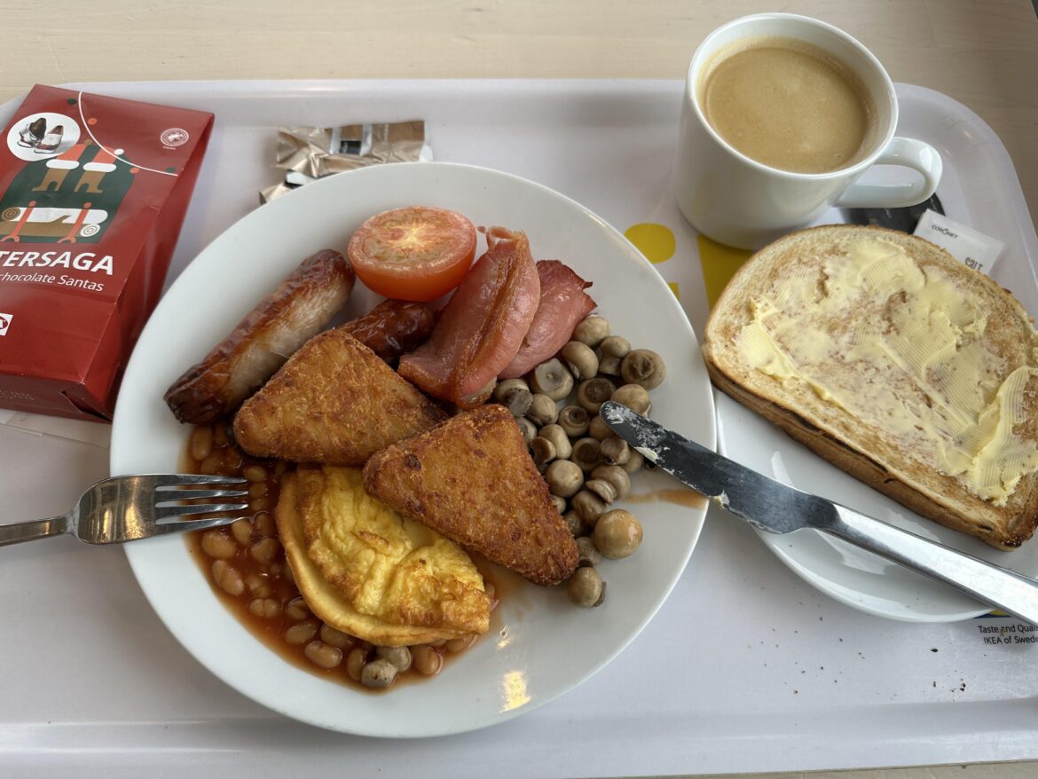 I'm having a Swedish interpretation of a full english for brekkie this morning!