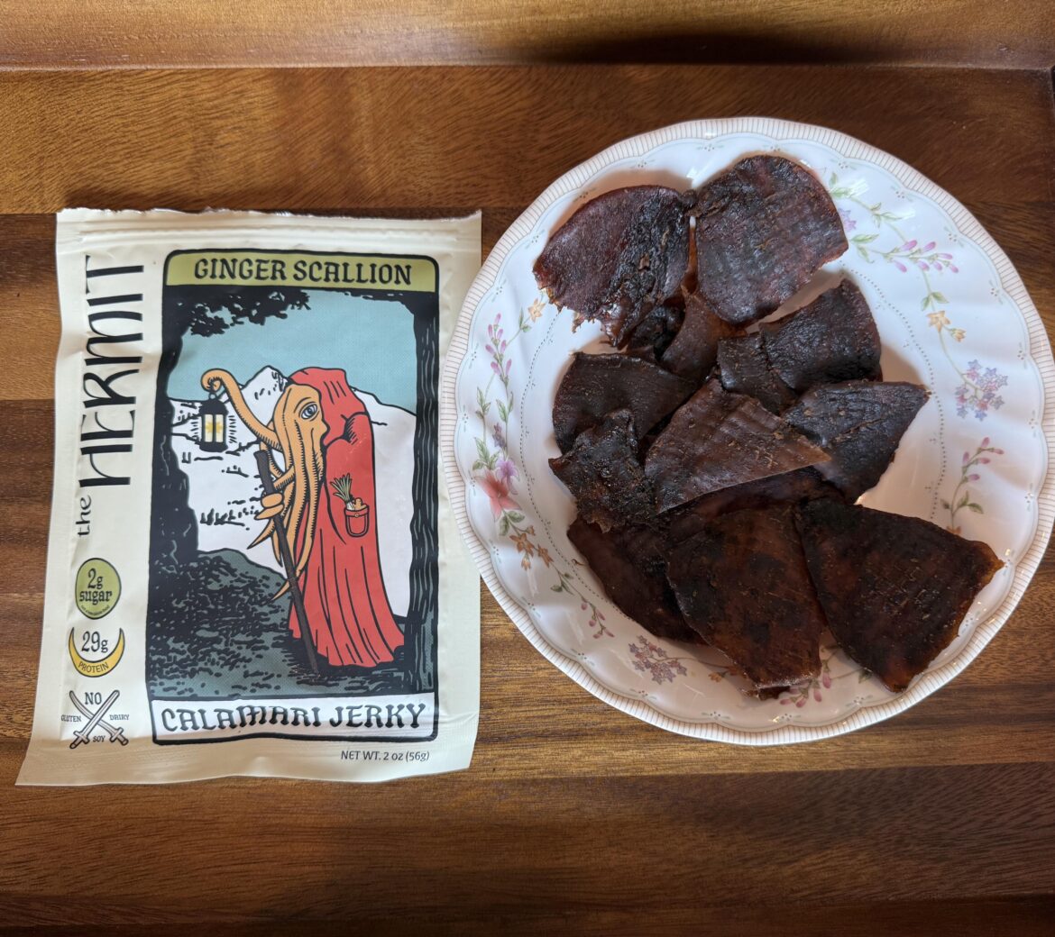 Calamari jerky review … lol