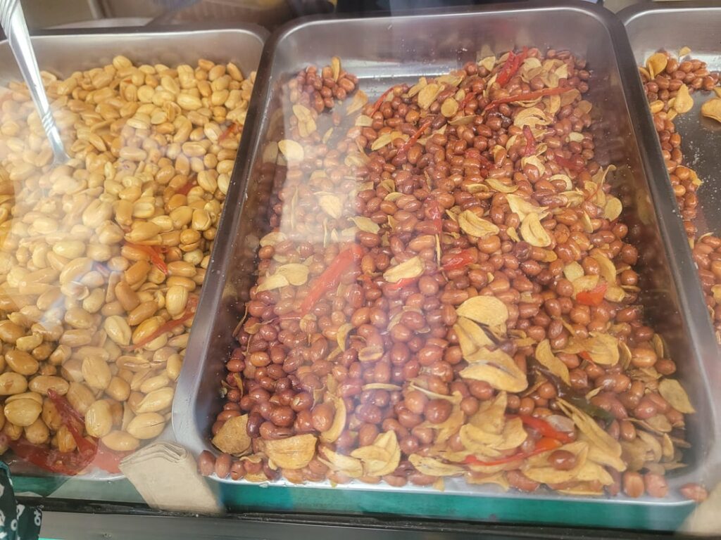 Some peanuts on your feed