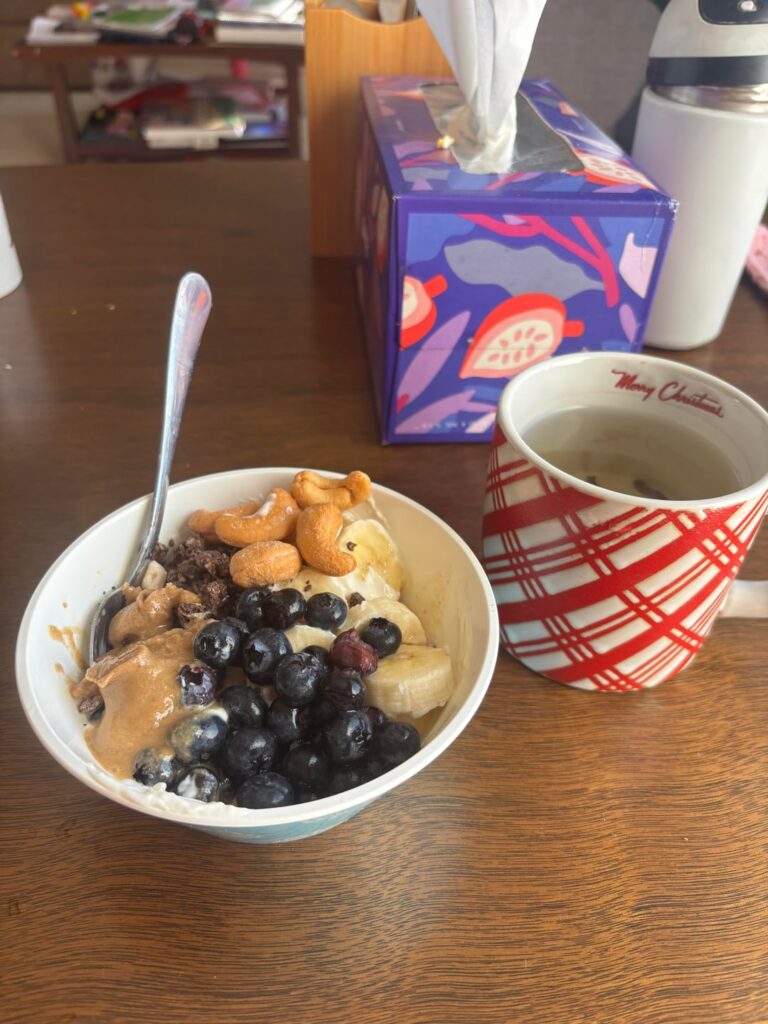 My brother and I did make your own breakfast Sunday!