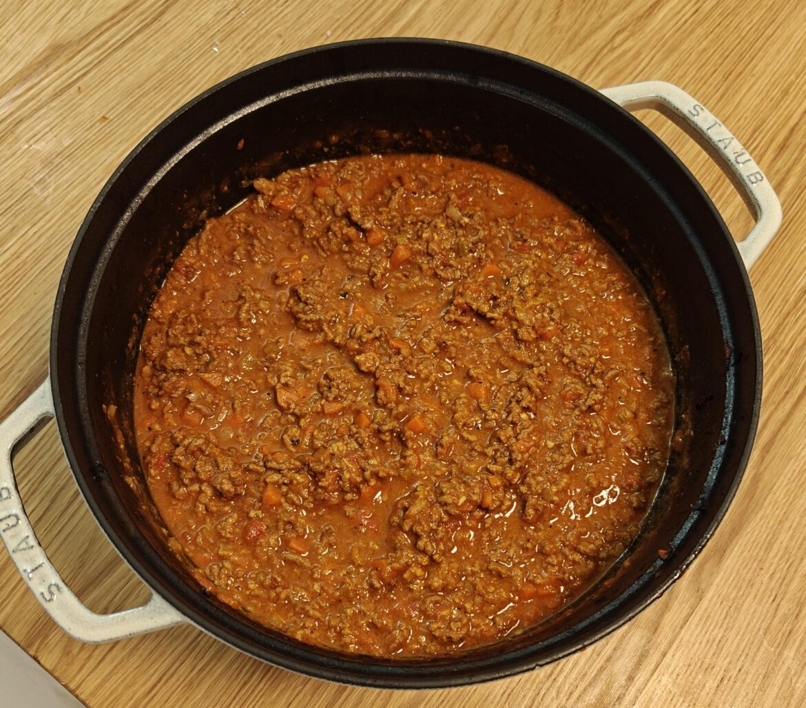 My most succesful bolognese so far! :)