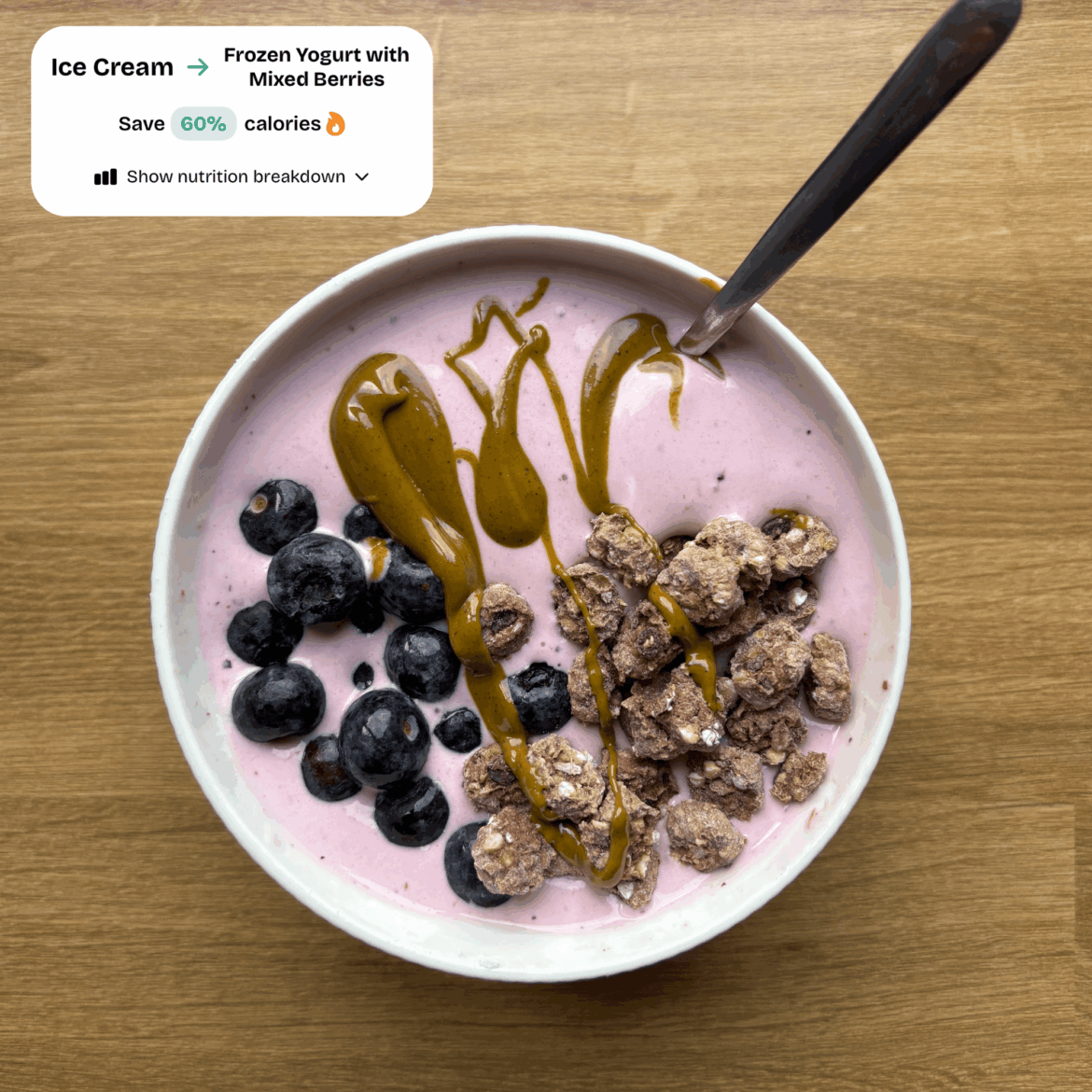 Best desert ever -> a bunch of berries with greek yogurt and toppings