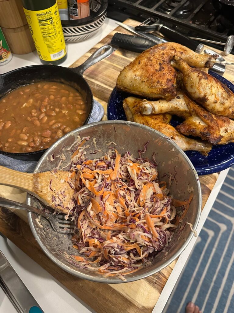 update: i made the ruby’s bbq creamy coleslaw