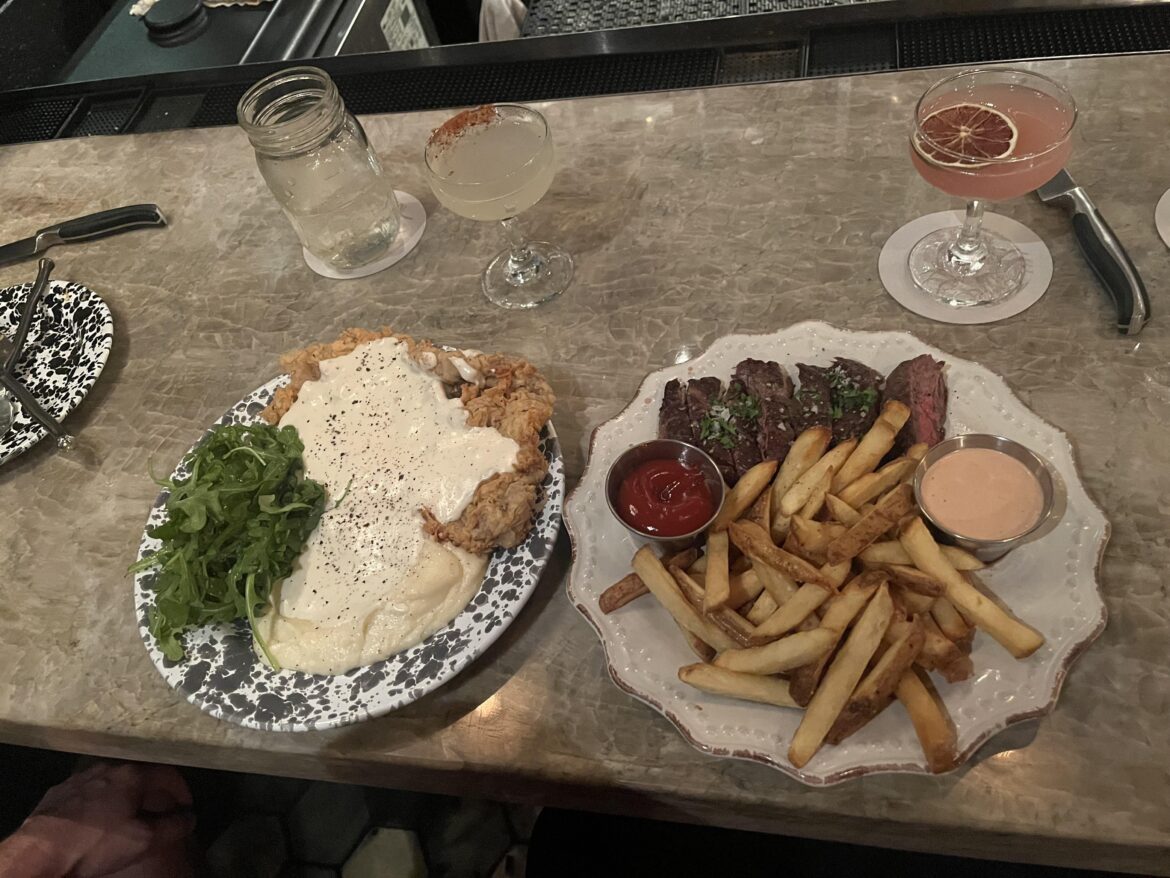 Thursday is 1/2 off steak night at Jacoby’s