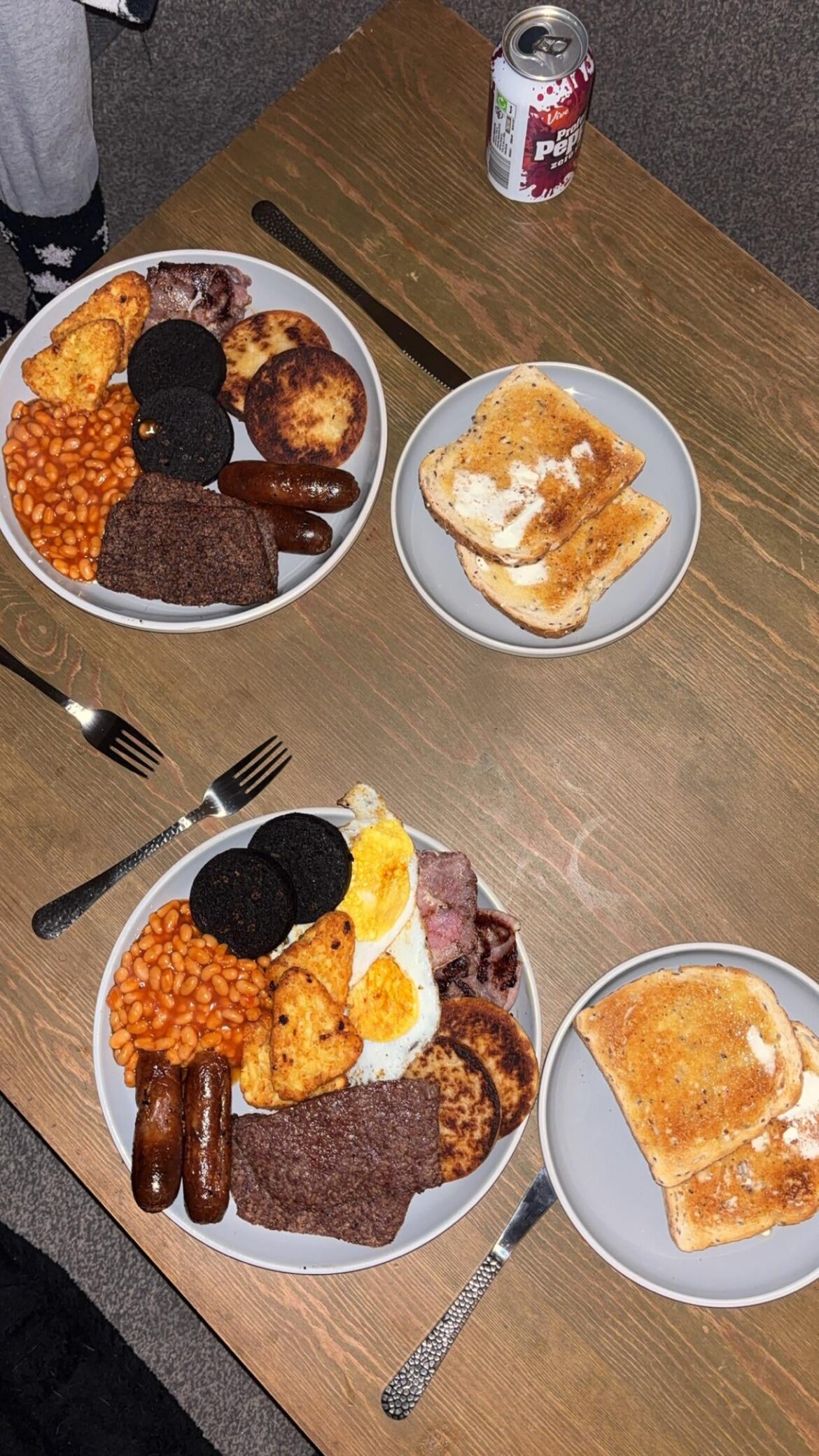 Homemade monster fry up