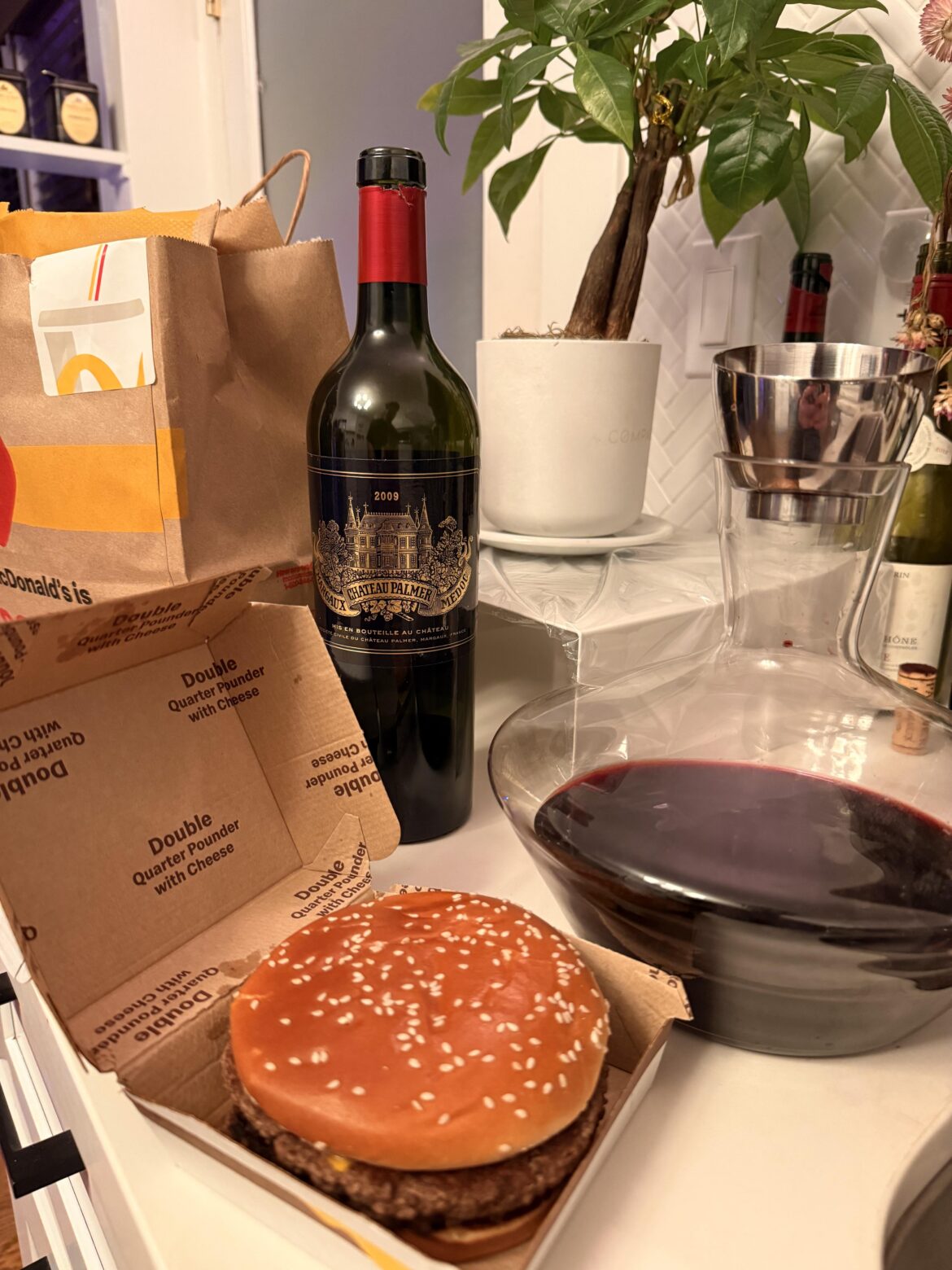 Burger and Bordeaux