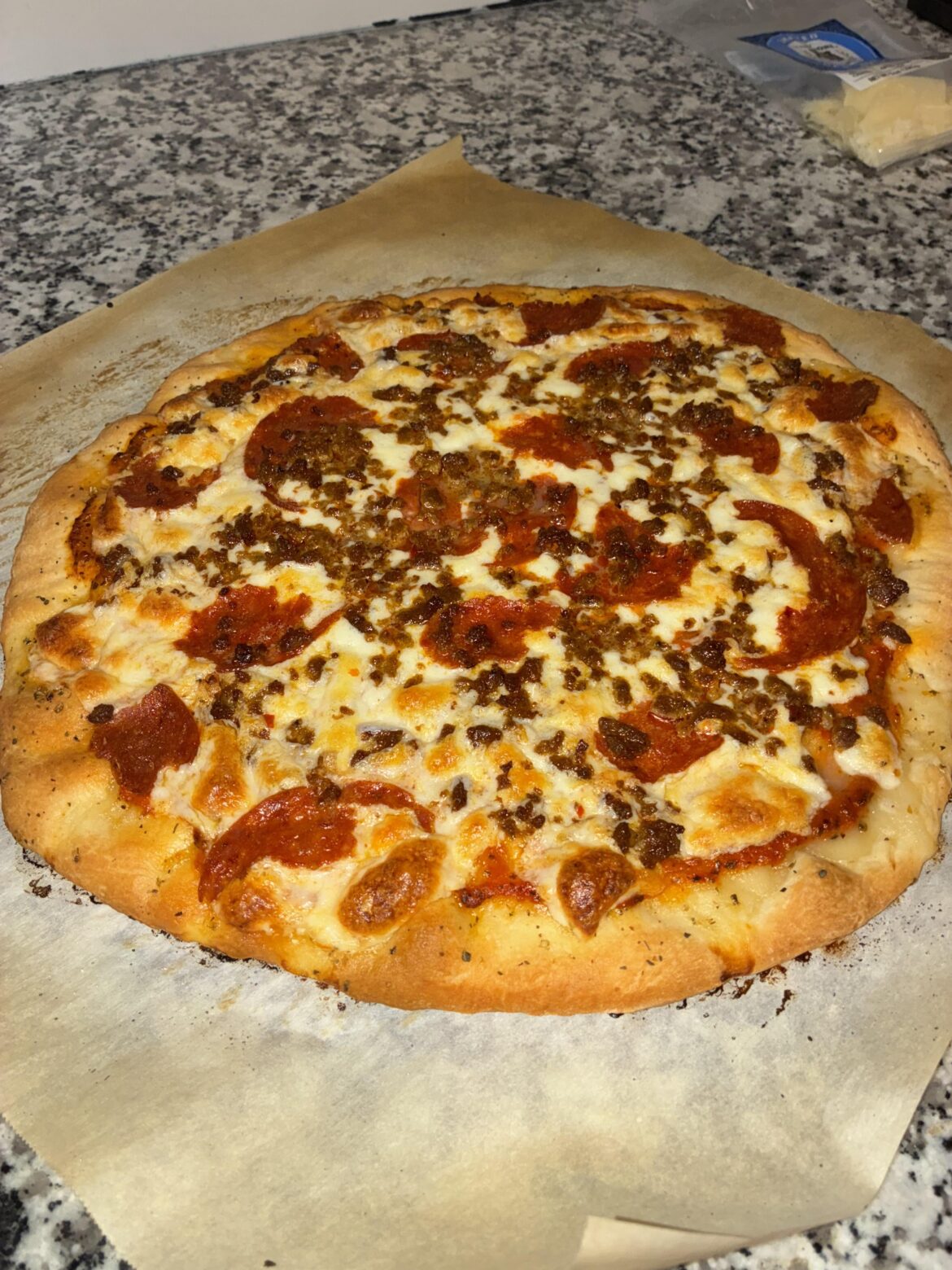 First Homemade Pizza