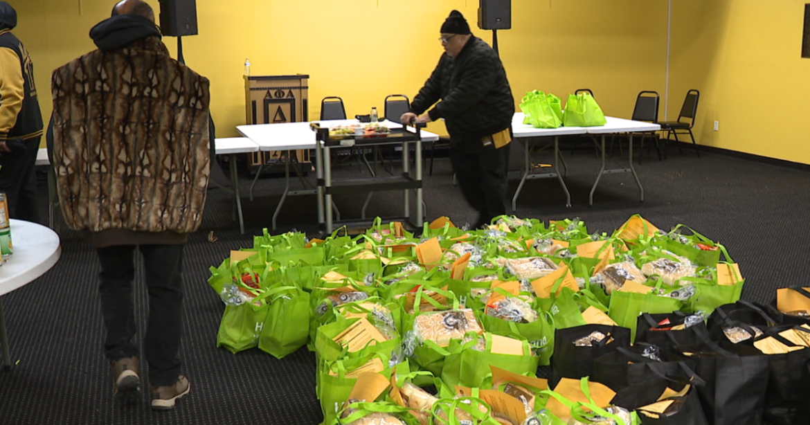 Local fraternity hosts annual holiday food basket program to feed community