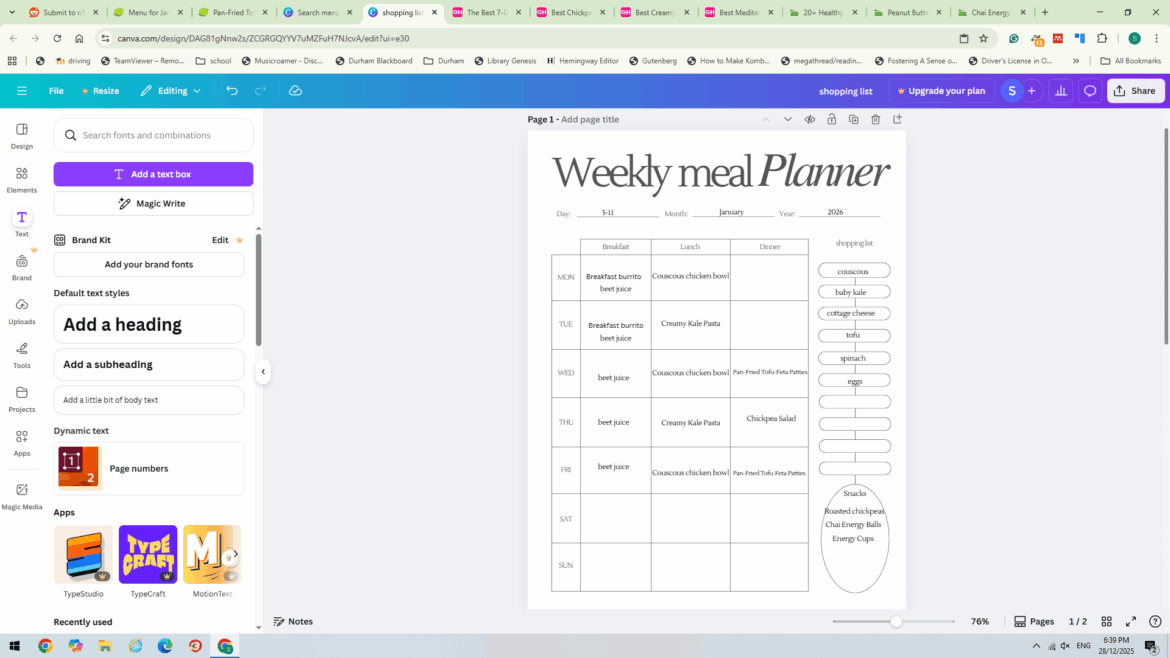 i work weird hours and need help meal prepping