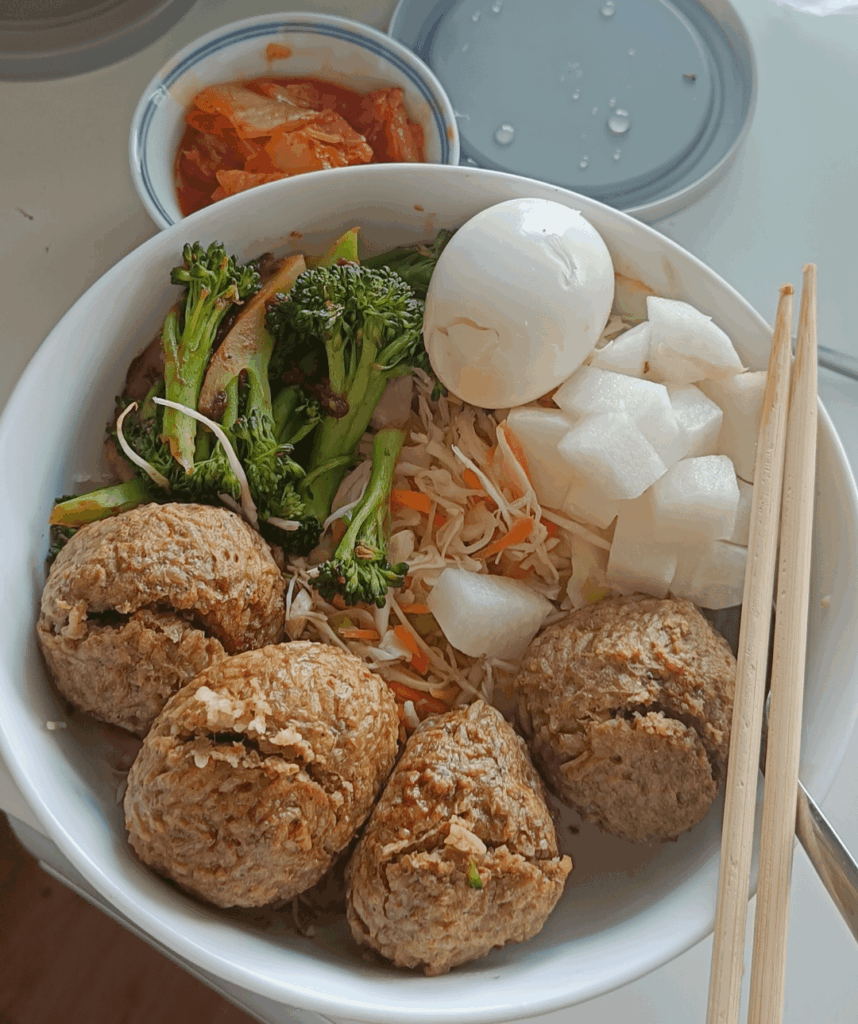 Satisfying cabbage bowl