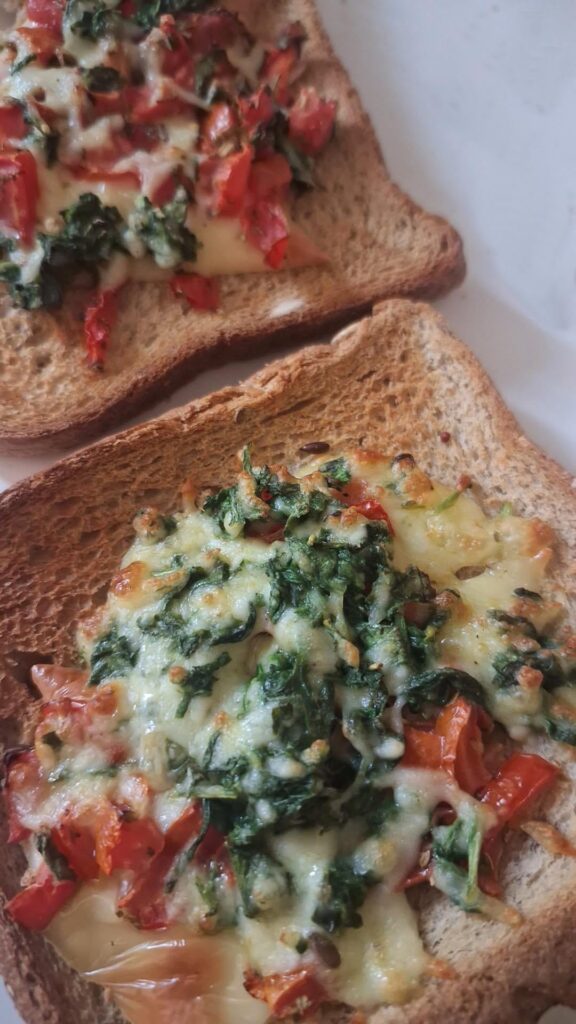 My 6-min airfryer Caprese toast