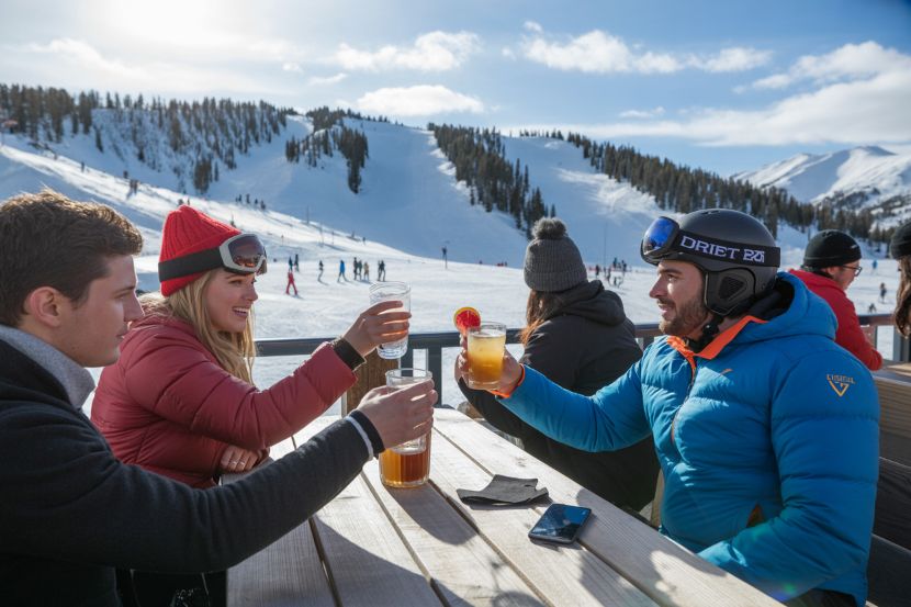 Vail Mountain and Breckenridge Redefine Mountain Dining with Innovative Concepts for 2025/26 Guests relaxing and enjoying drinks at vail resorts' newly introduced mountain dining spots.