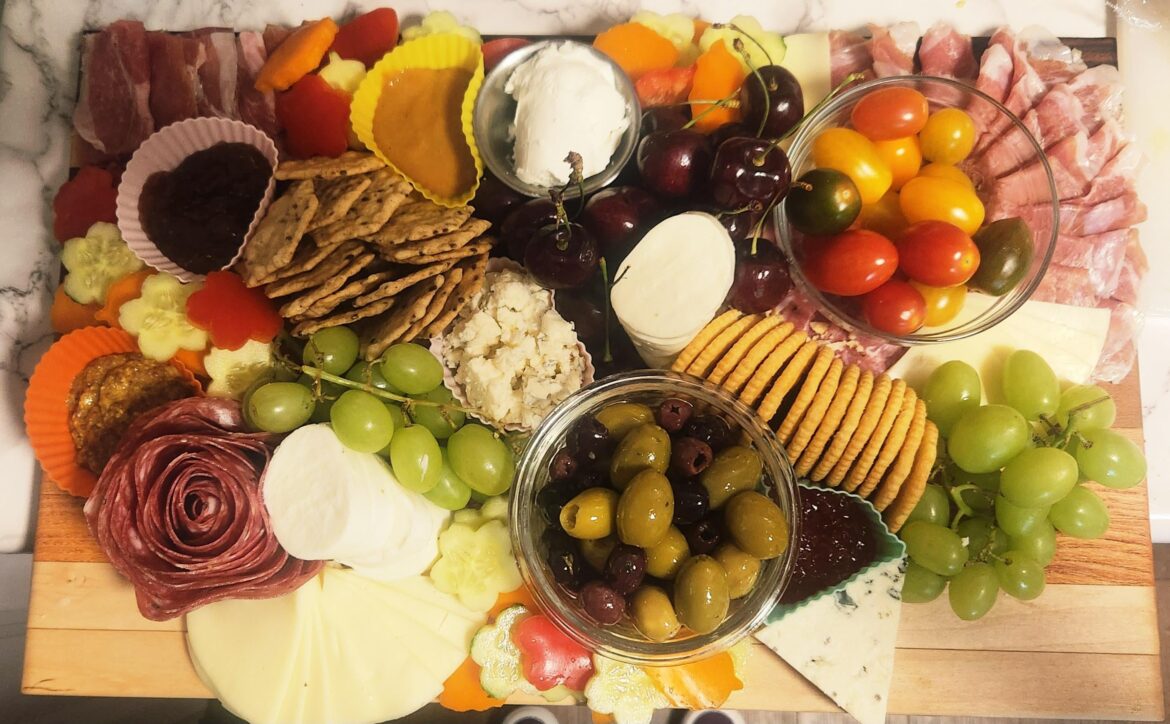 My mom requested a charcuterie board for her birthday