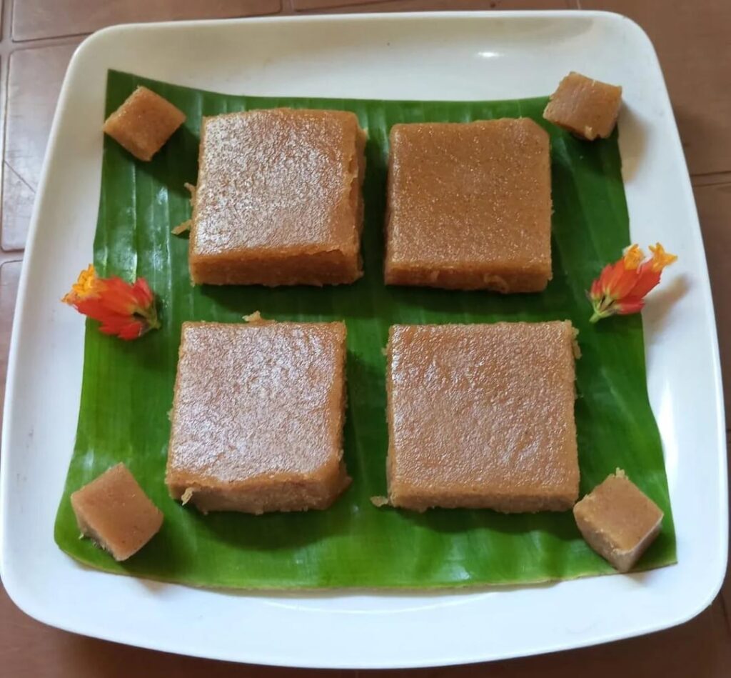 Coconut milk dessert