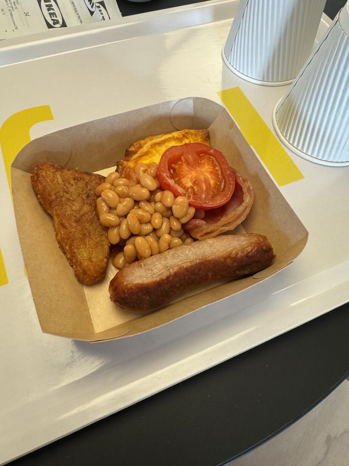 IKEA breakfast - £2.99