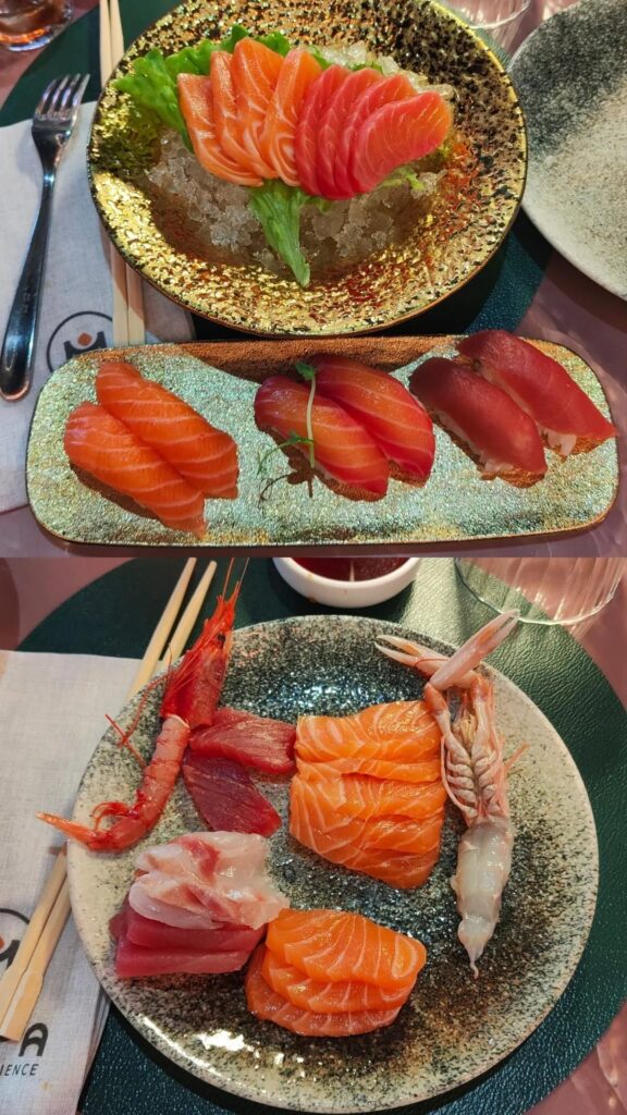 Calories in these Christmas sushi platters? 🎁🎄