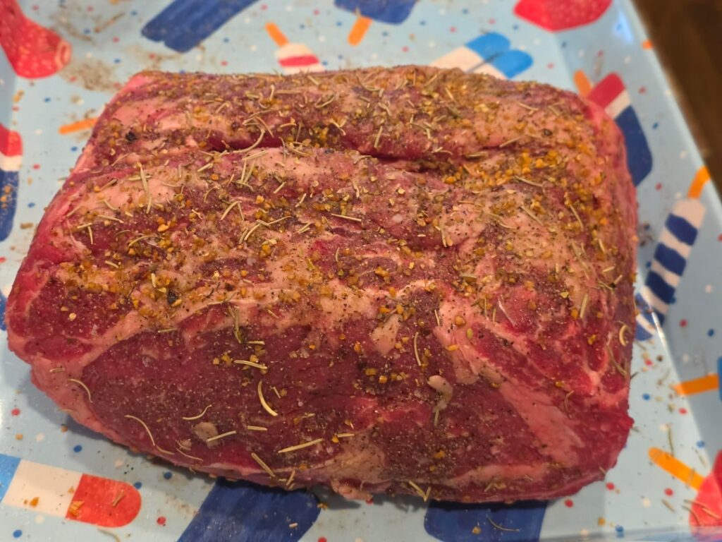 6 pound Prime Rib for the holiday dinner!