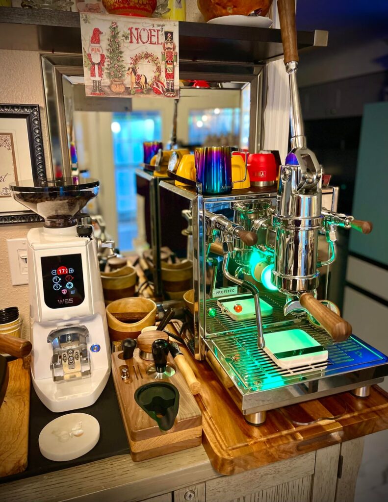 New Profitec all plumbed in