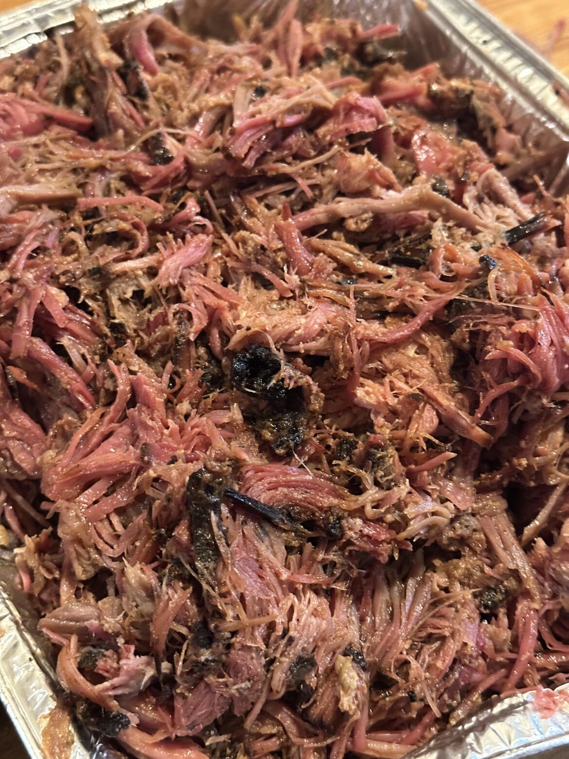 Bacon-cured Smoked Pulled Pork Bacon-cured Smoked Pulled Pork