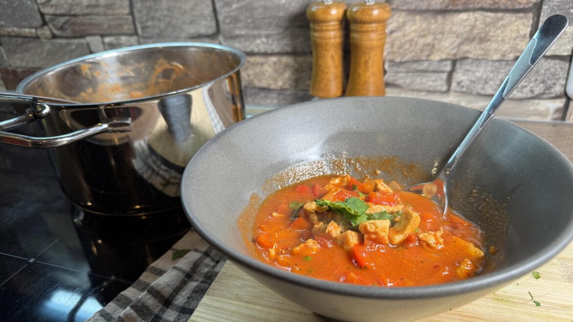 Healthy Gyros Pepper Soup