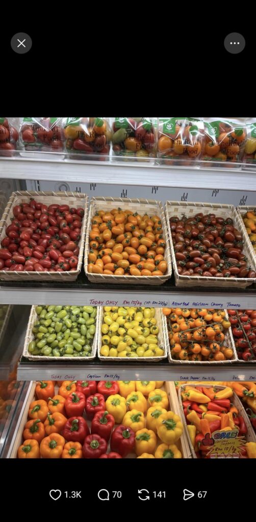 Sweet green cherry tomato Sweet green cherry tomato