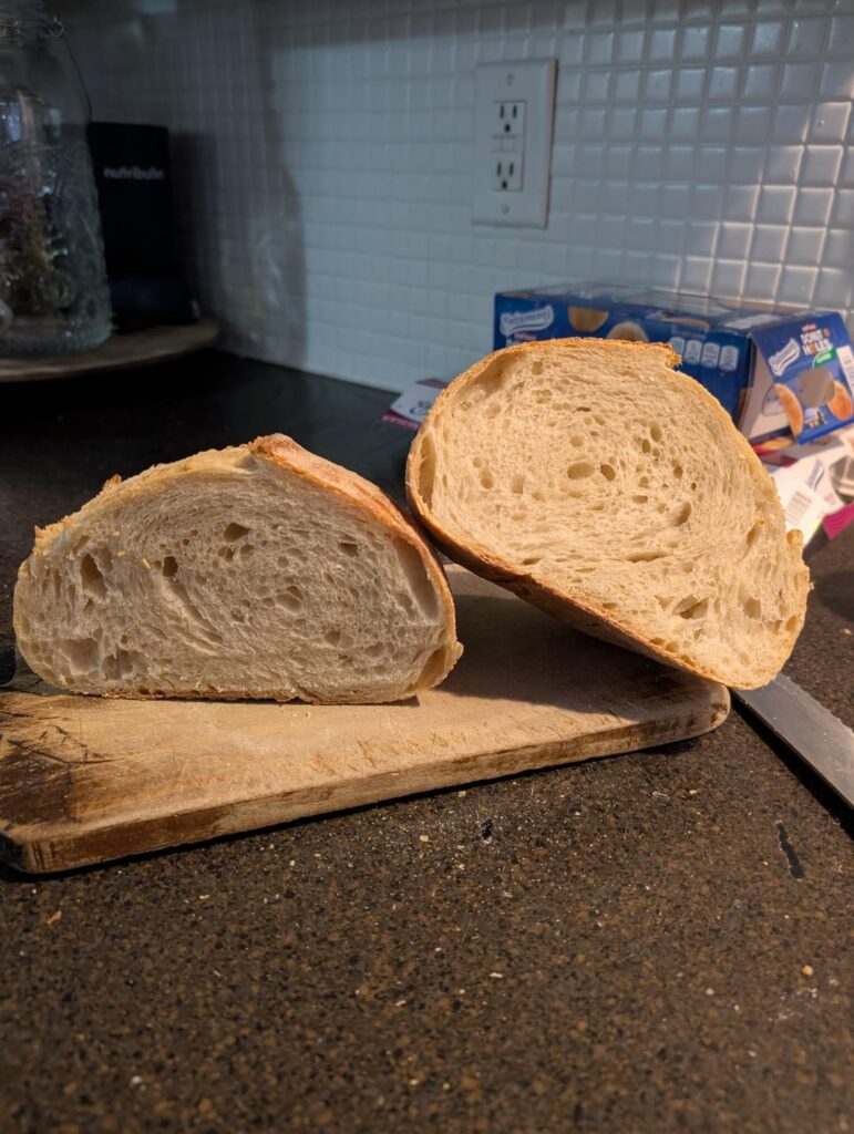 Only took a month.... But I baked my first loaf!