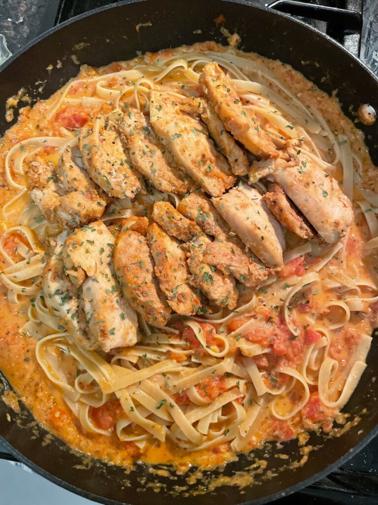 First time frying/peeling/crushing the tomatoes by hand.