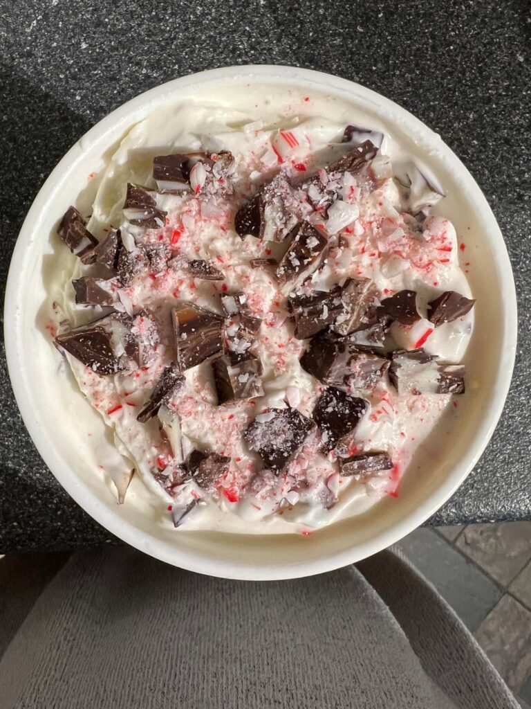 Peppermint bark