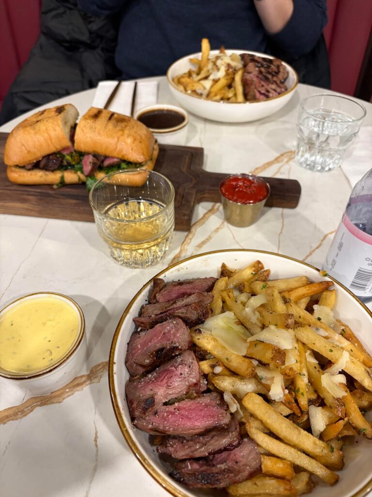 Fantastic meal at Paris Steak