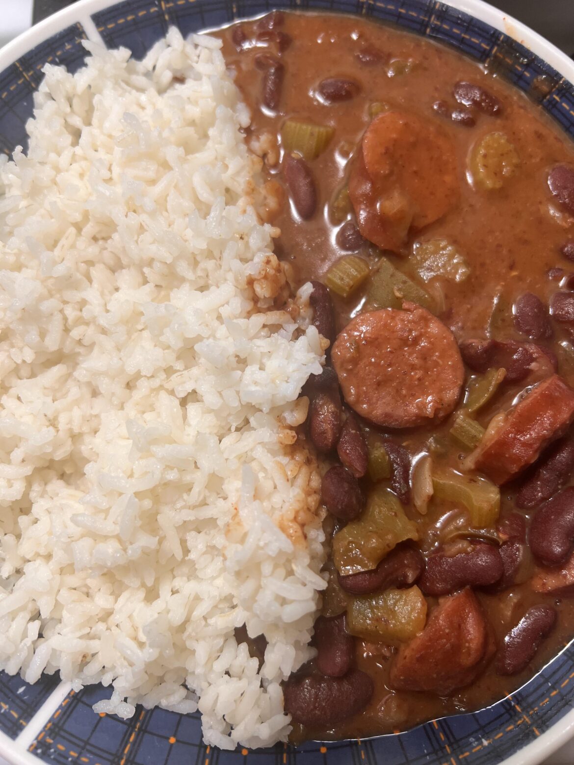 [homemade] red beans + rice