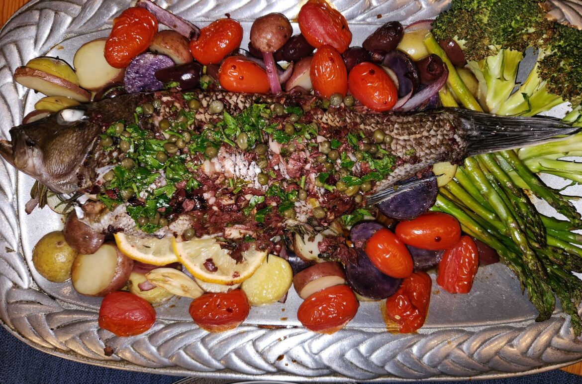 Roasted Black Sea Bass Roasted Black Sea Bass