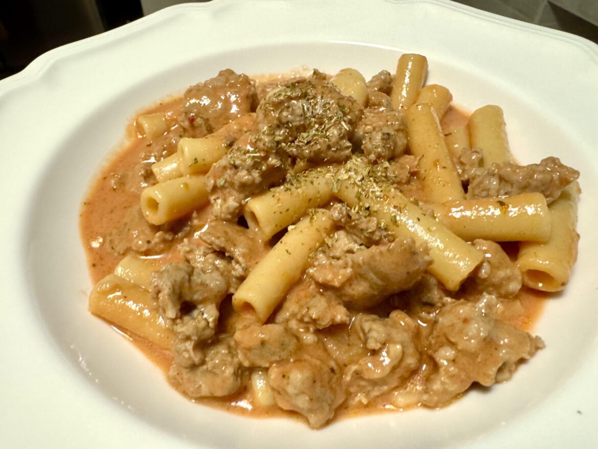 Creamy Sausage Ziti