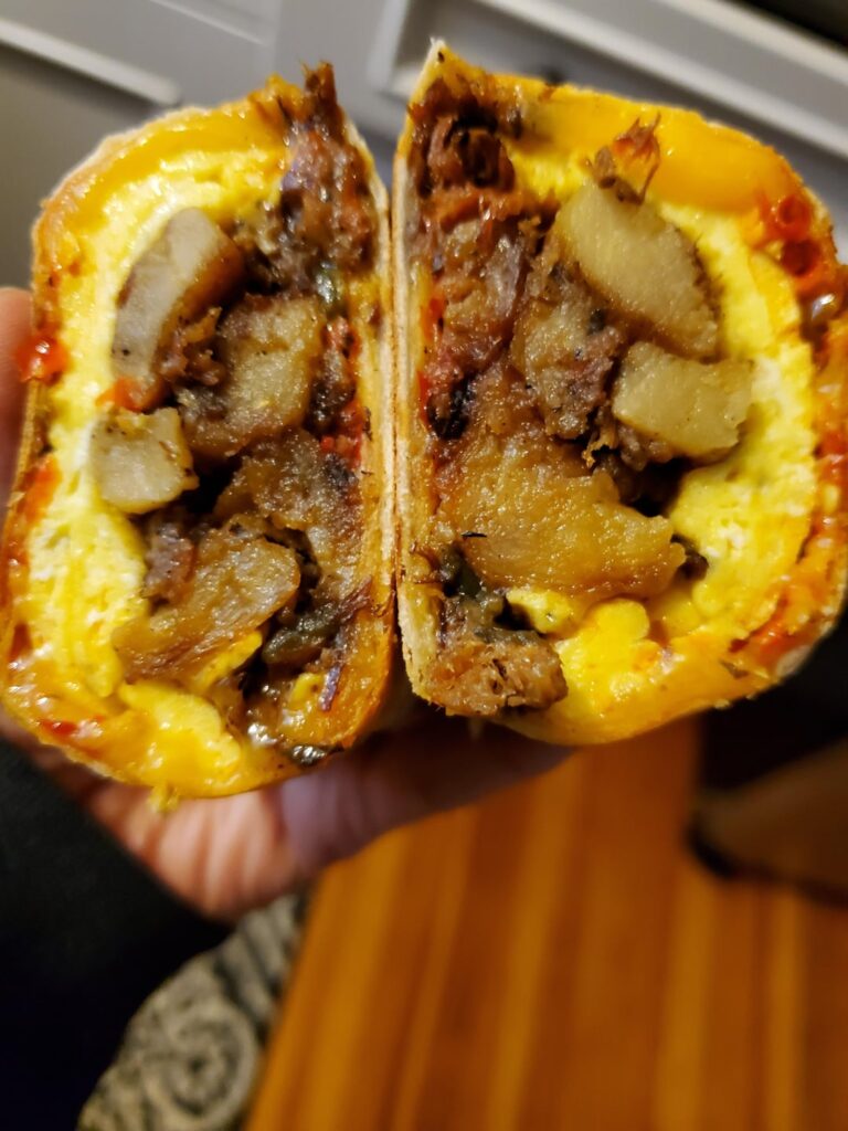 Made a breakfast burrito on my break and now I feel like taking a nap.